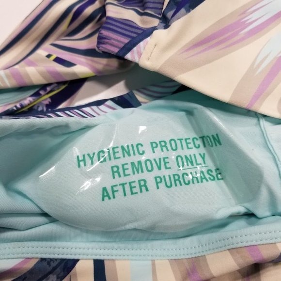 CALIA Wide Band Mid Rise Swim Bikini Bottoms Plus Size - Picture 8 of 9